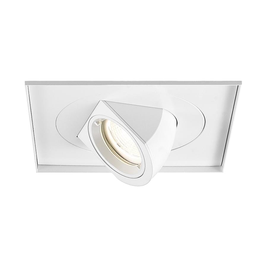 WAC Lighting Tesla 1-Light LED Multiple Single Light Invisible Trim with Light Engine in White