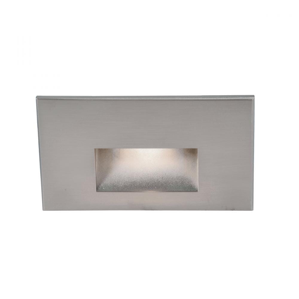 WAC Lighting 277V LEDme 1-Light Horizontal Step and Wall Light in Stainless Steel