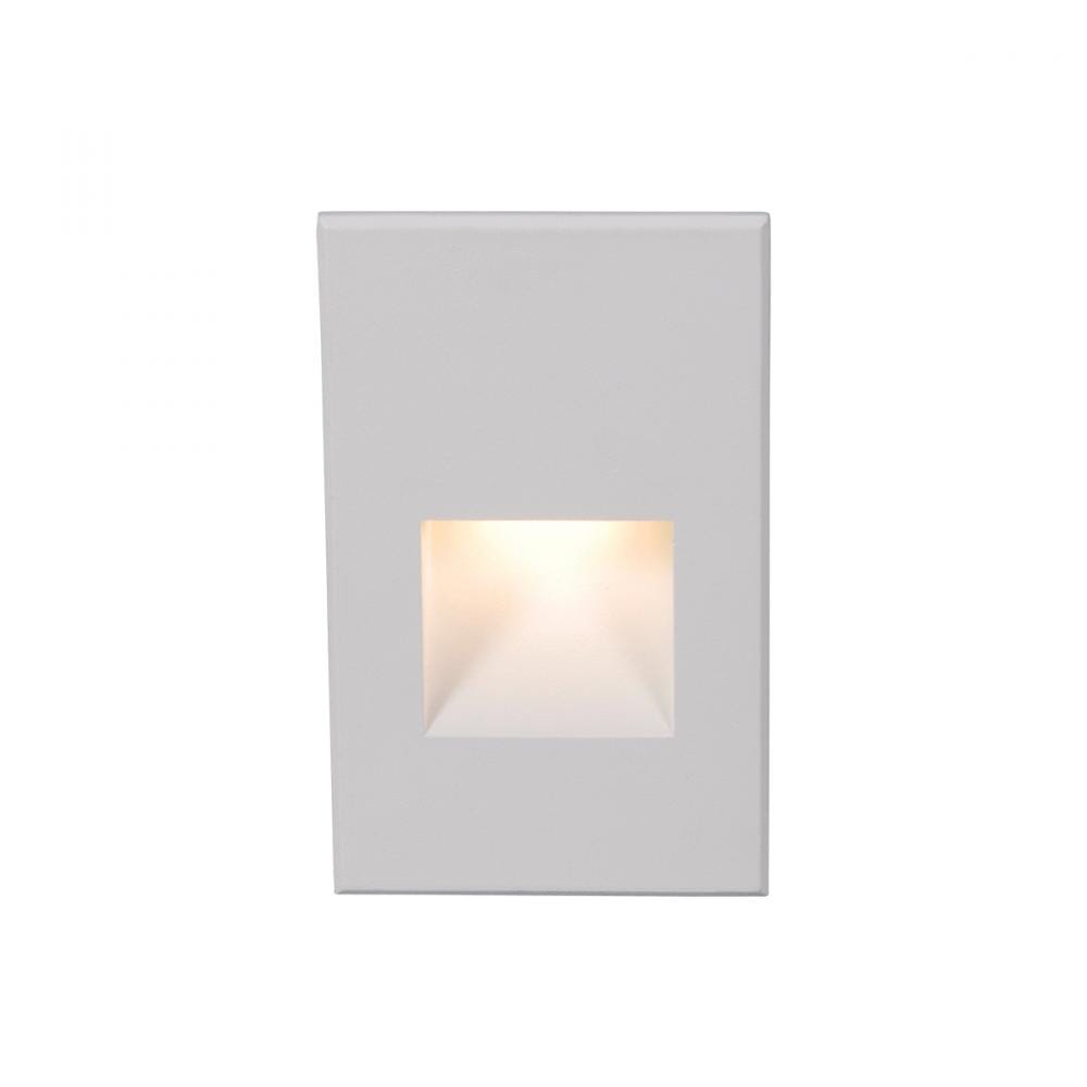 WAC Lighting 120V LEDme 1-Light Vertical Step and Wall Light in White