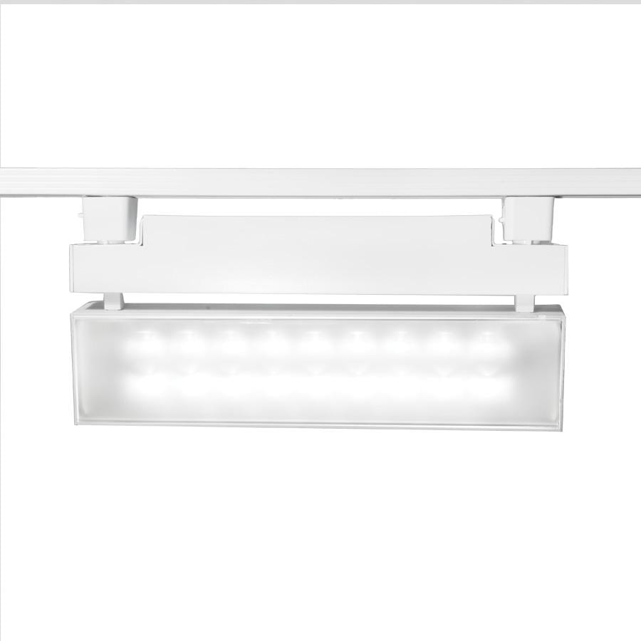 WAC Lighting 120V LED42 Wall Wash 1-Lighter LED Track Head in White