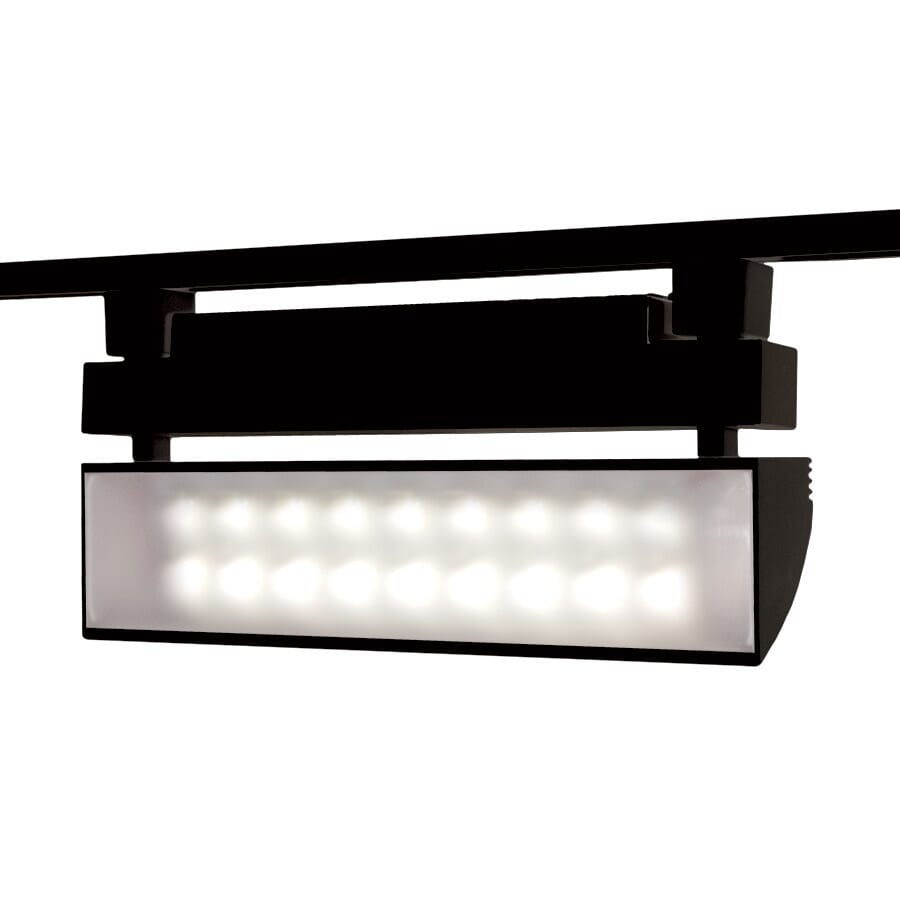 WAC Lighting 120V LED42 Wall Wash 1-Lighter LED Track Head in Black