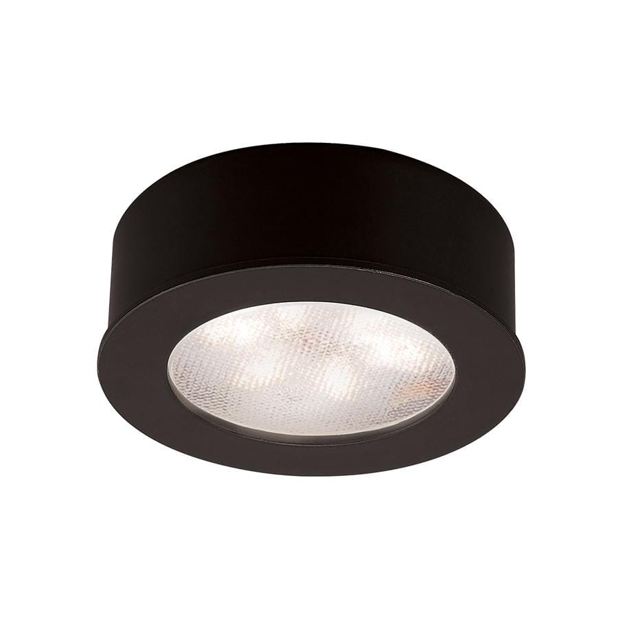 WAC Lighting Round LED 24V Button Light 1-Light in Black