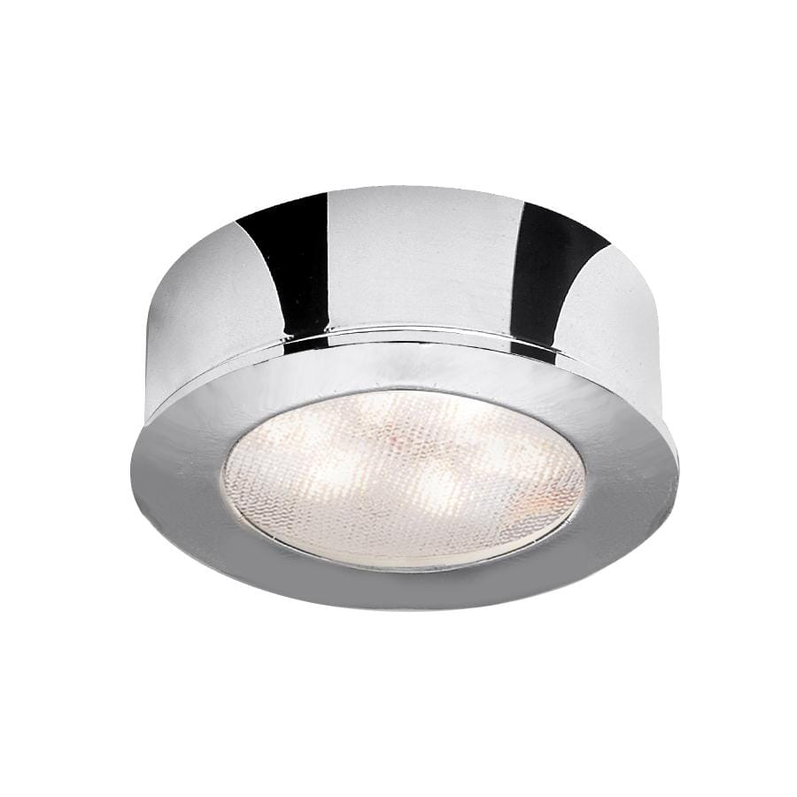 WAC Lighting Round LED 24V Button Light 1-Light in Chrome