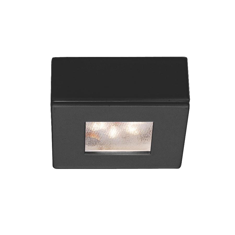 WAC Lighting Square LED 24V Button Light 1-Light in Black