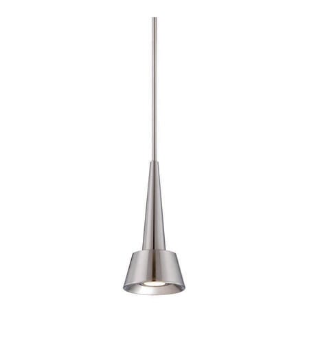 WAC Lighting 120V dweLED Rocket 5.5" LED Pendant in Brushed Nickel