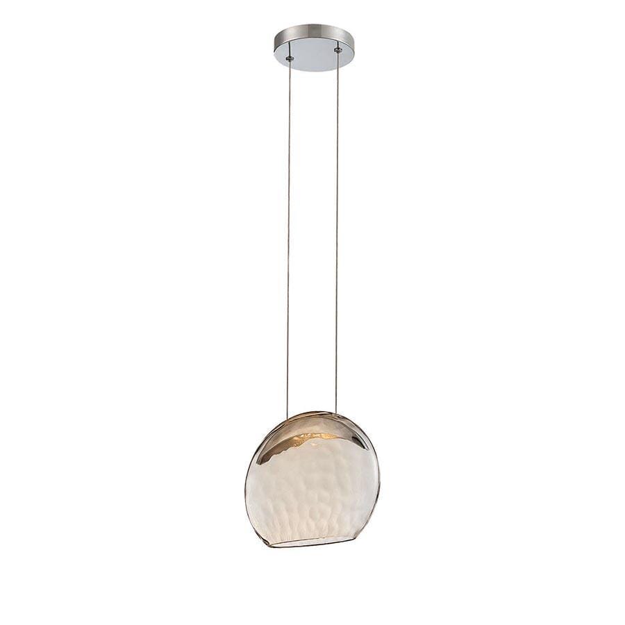 WAC Lighting 120V dweLED Lolli 8.5" LED Pendant in Chrome