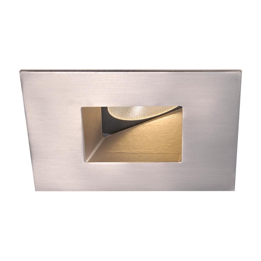 WAC Lighting Tesla 1-Light 2in LED Square 0-30 Degree Adjustable Trim with Light Engine in Brushed Nickel