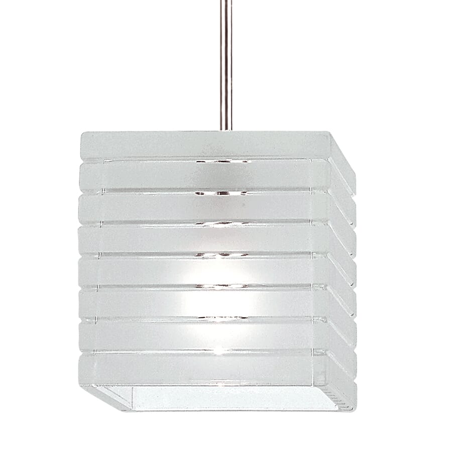 WAC Lighting 120V Tulum 1-Light LED Pendant with Canopy in Chrome