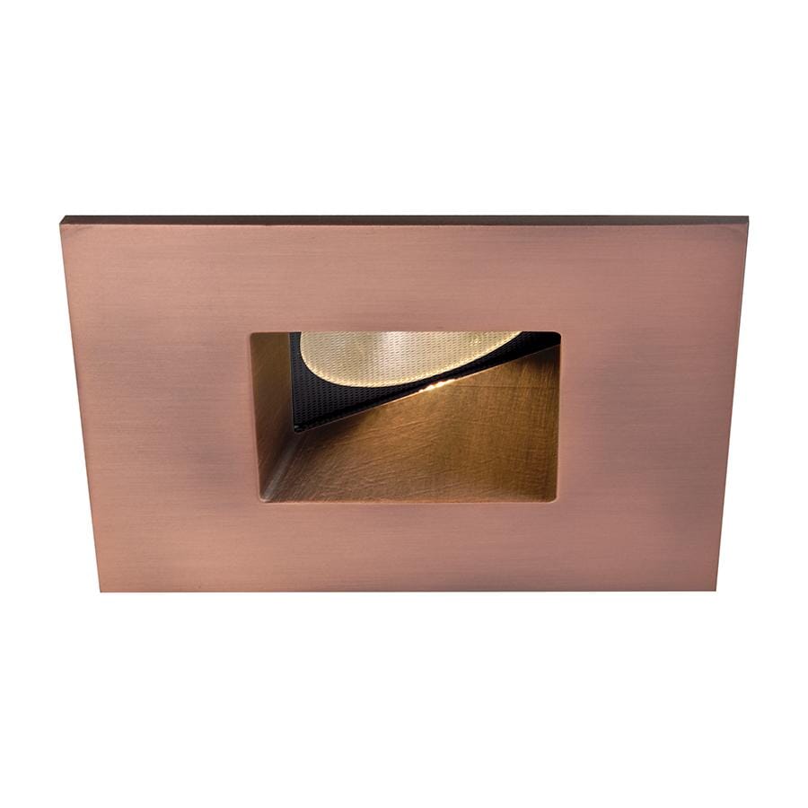 WAC Lighting Tesla 1-Light 2in LED Square 0-30 Degree Adjustable Trim with Light Engine in Copper Bronze