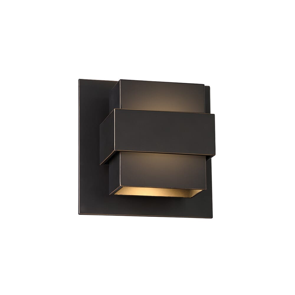 Modern Forms Pandora 2-Light Outdoor Wall Light in Oil Rubbed Bronze