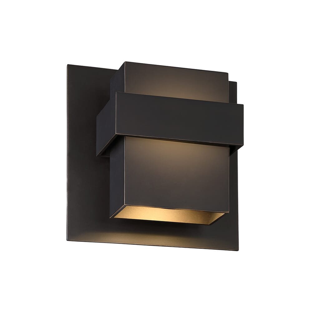 Modern Forms Pandora 2-Light Outdoor Wall Light in Oil Rubbed Bronze