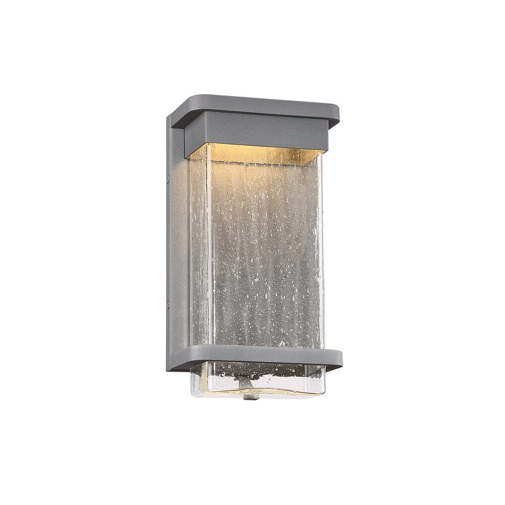 Modern Forms Vitrine LED 12" Outdoor Wall Light in Graphite