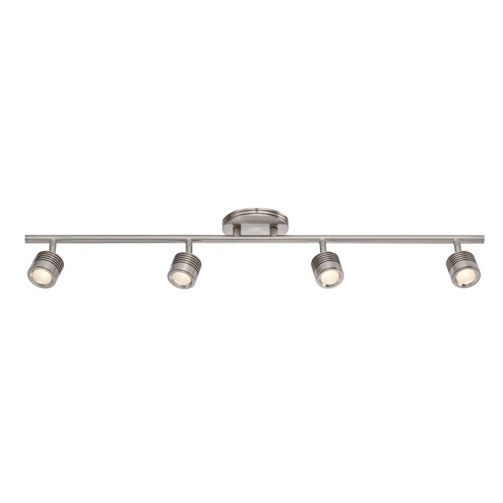 WAC Lighting Vector 4-Light Energy Star LED Fixed Rail in Brushed Nickel