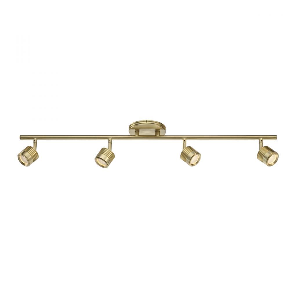 WAC Lighting Vector 4-Light Energy Star LED Fixed Rail in Brushed Brass