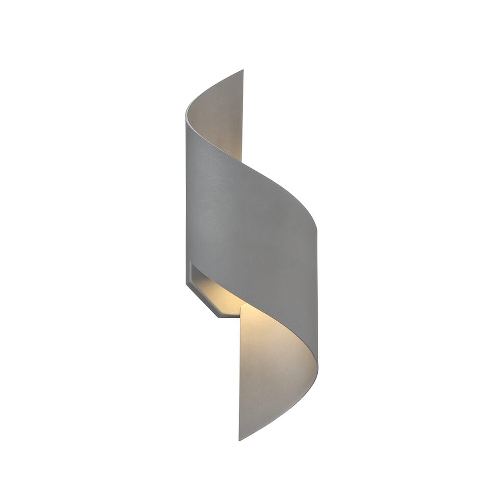 Modern Forms Helix 2-Light Outdoor Wall Light in Graphite