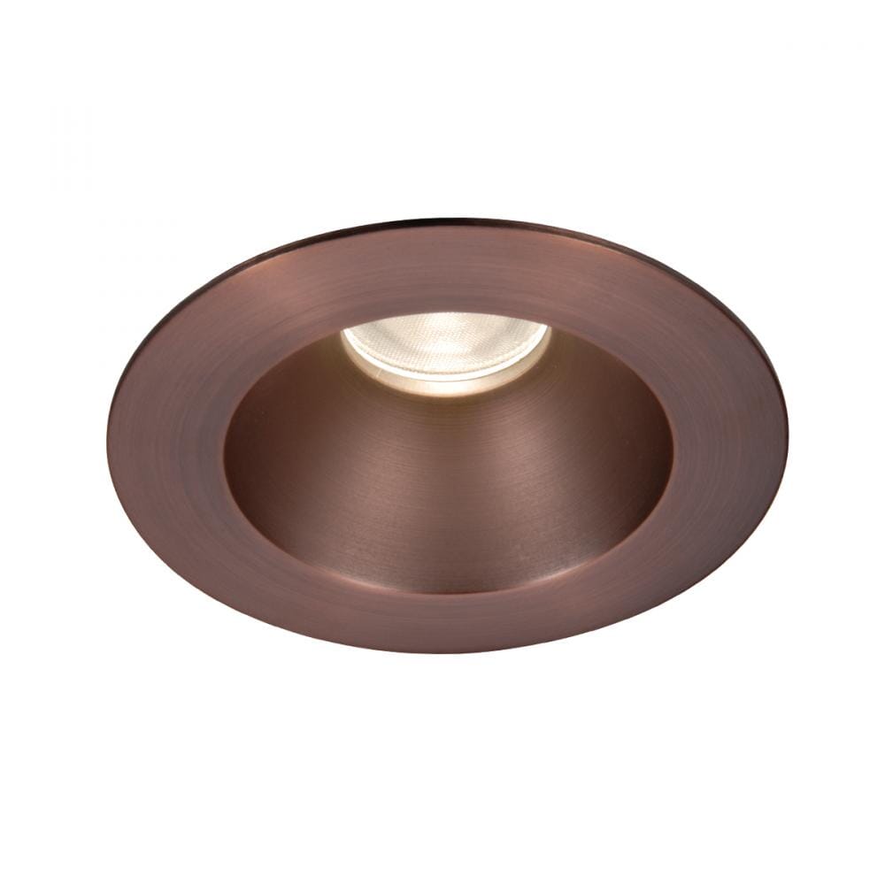 WAC Lighting Tesla PRO 1-Light 3.5in LED Round Open Reflector Trim with Light Engine in Copper Bronze