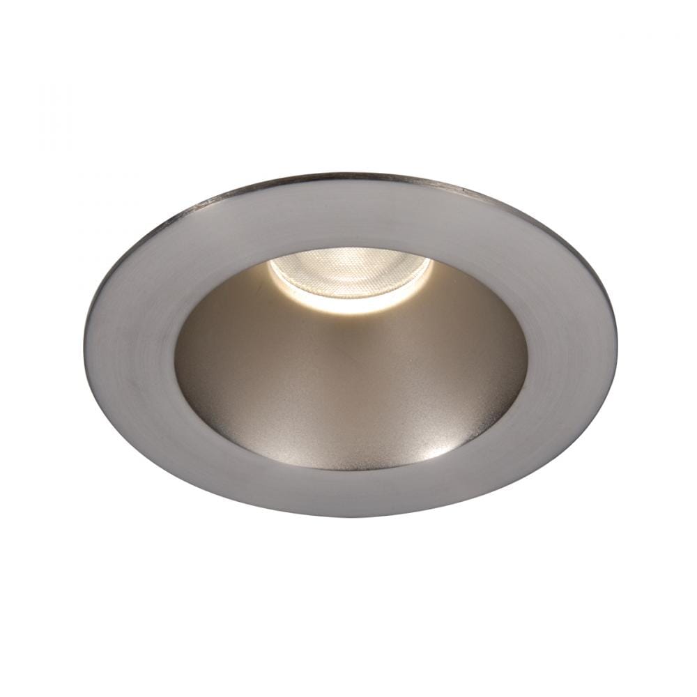 WAC Lighting Tesla PRO 1-Light 3.5in LED Round Open Reflector Trim with Light Engine in Brushed Nickel