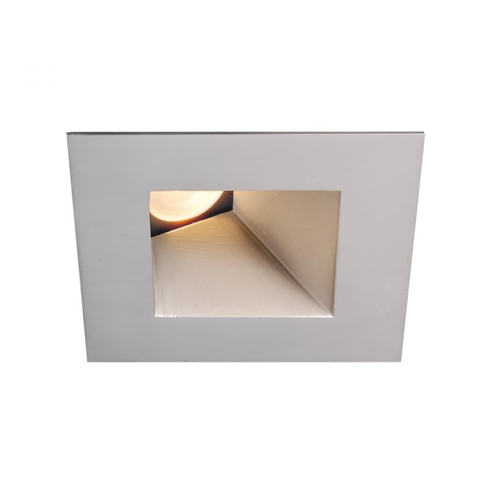 WAC Lighting Tesla PRO 1-Light 3.5in LED Square 30-45 Degree Adjustable Trim with Light Engine in Brushed Nickel