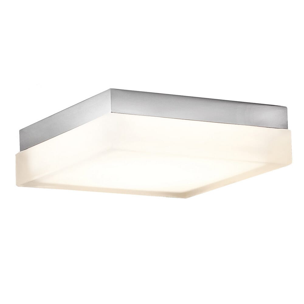 Modern Forms Matrix 1-Light Flush Mount in Titanium