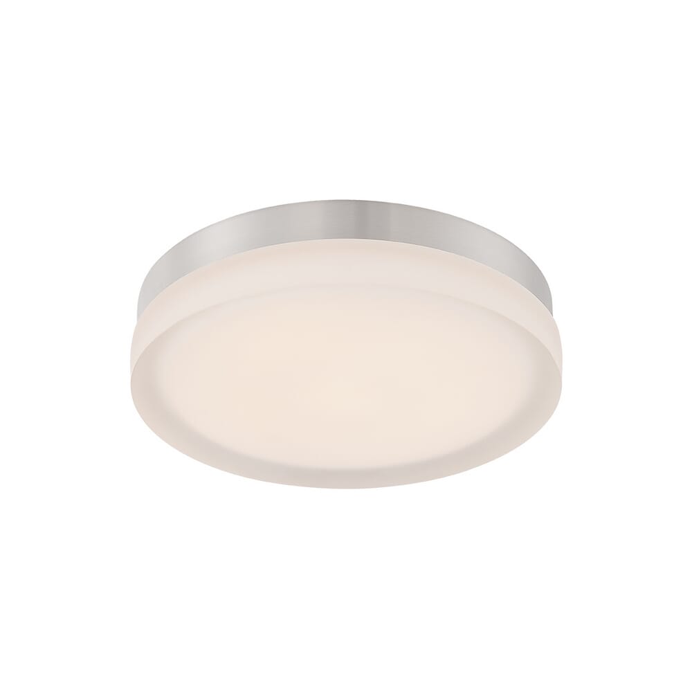 Modern Forms Circa 1-Light Flush Mount in Titanium