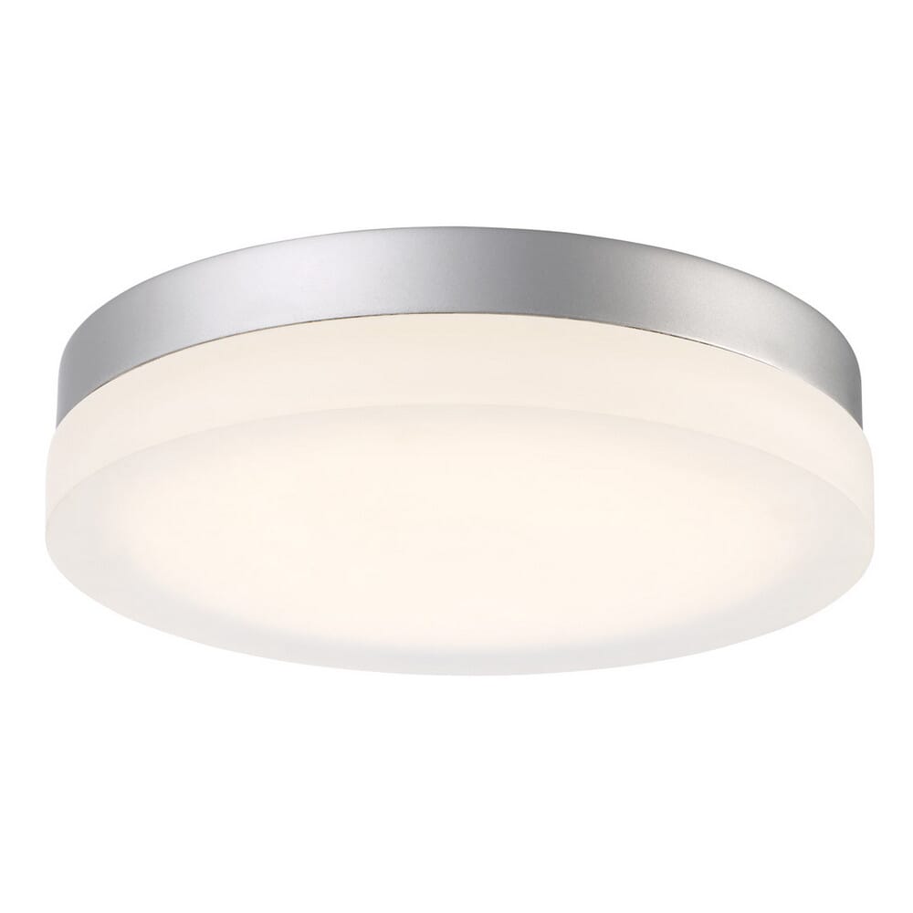 Modern Forms Circa 1-Light Flush Mount in Titanium