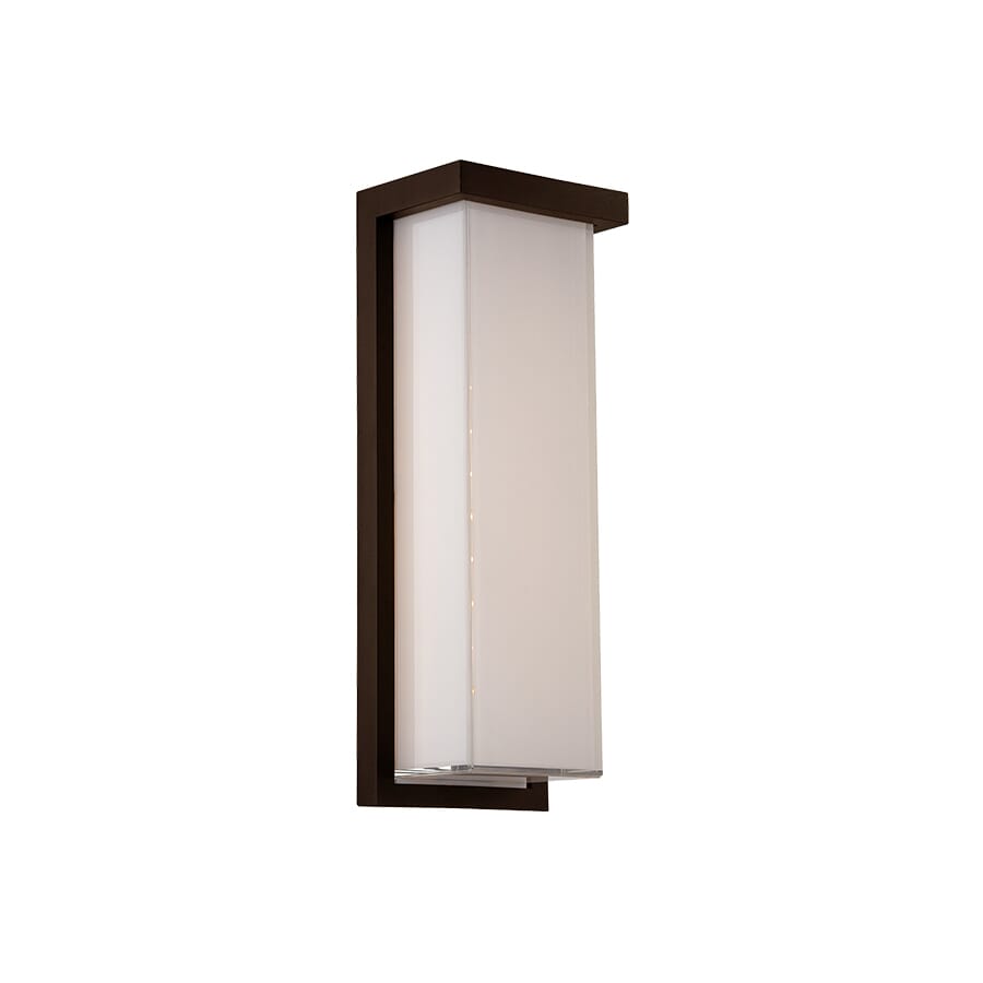 Modern Forms Ledge 1-Light Outdoor Wall Light in Bronze