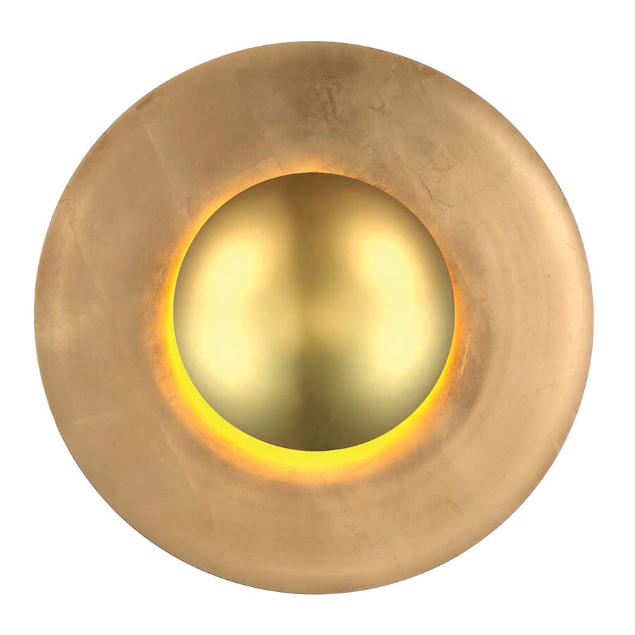 Modern Forms Blaze 1-Light Wall Sconce in Gold Leaf