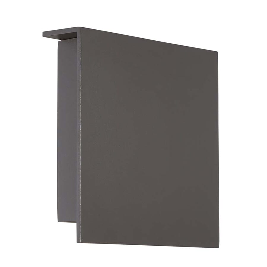 Modern Forms Square 1-Light Outdoor Wall Light in Bronze