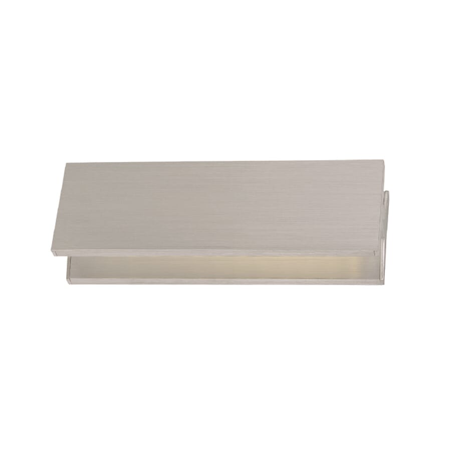 Modern Forms Ibeam 1-Light Wall Sconce in Brushed Aluminum