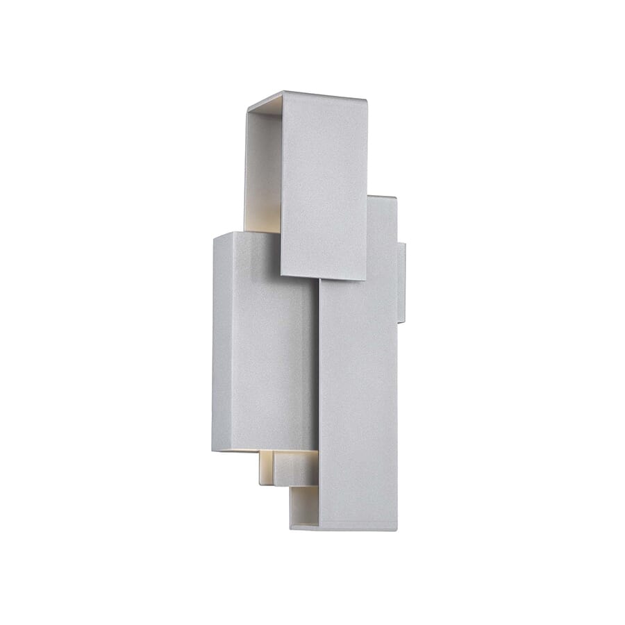 Modern Forms Escher 1-Light Wall Sconce in Titanium