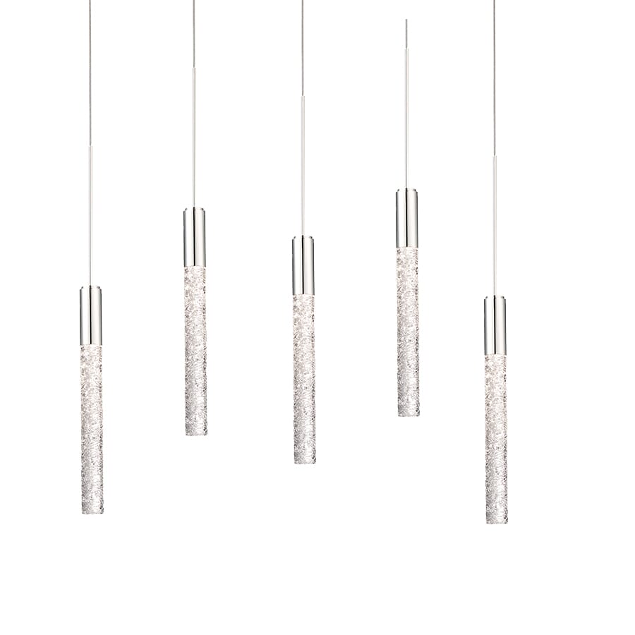 Modern Forms Magic 5-Light Chandelier in Polished Nickel