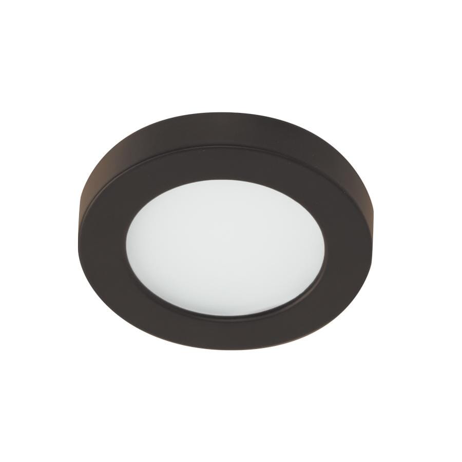 WAC Lighting 1-Light Edge Lit Energy Star LED 24V Button Light in Dark Bronze