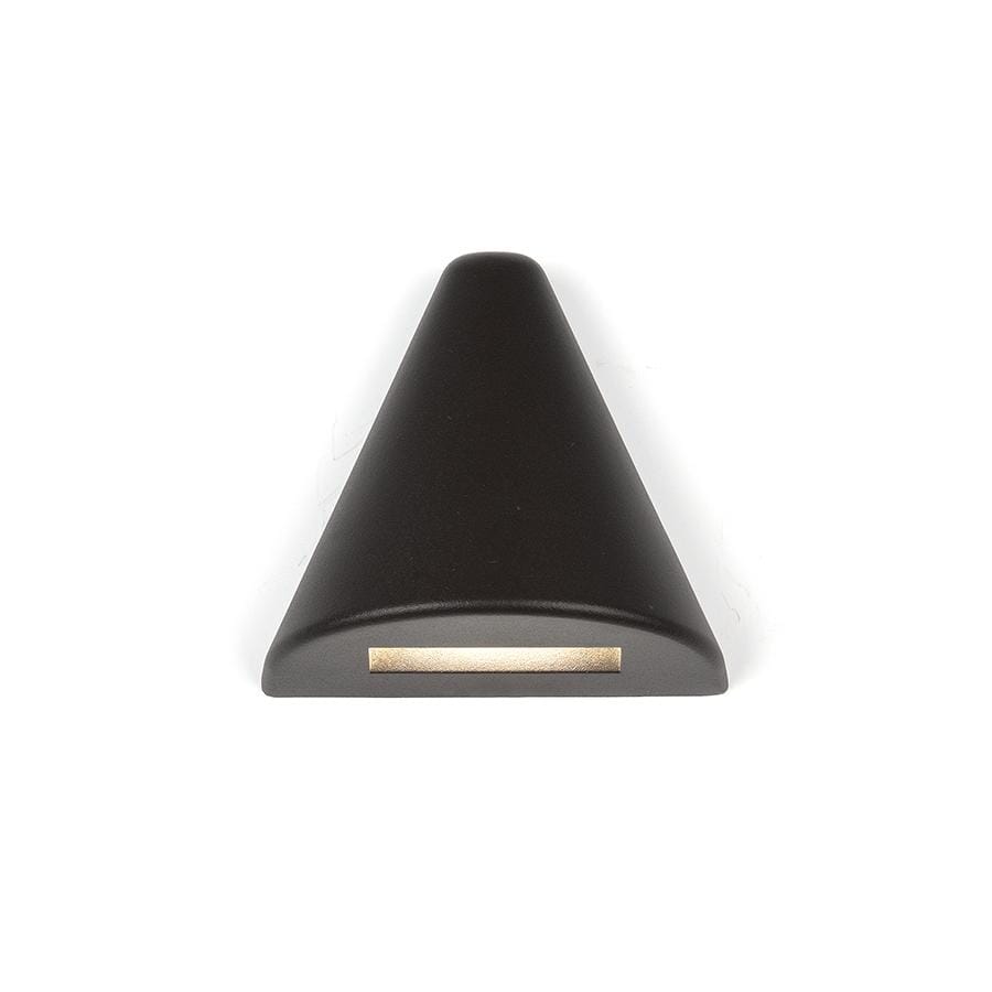 WAC Lighting 1-Light LED 12V Triangle Deck and Patio Light in Bronze