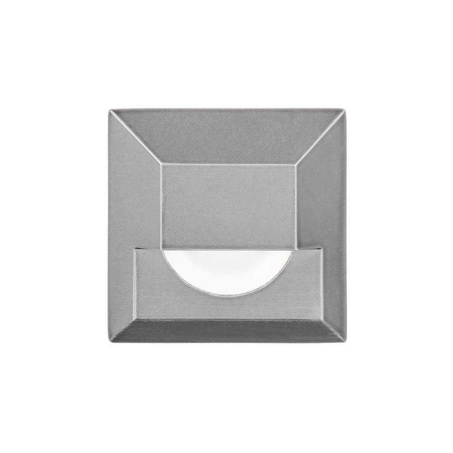 WAC Lighting 1-Light LED 12V Square Step and Wall Light in Stainless Steel