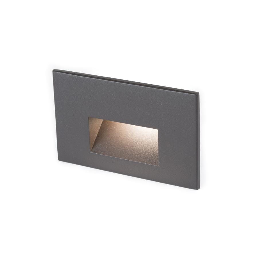 WAC Lighting 1-Light LED 12V LEDme Horizontal Step and Wall Light in Bronze