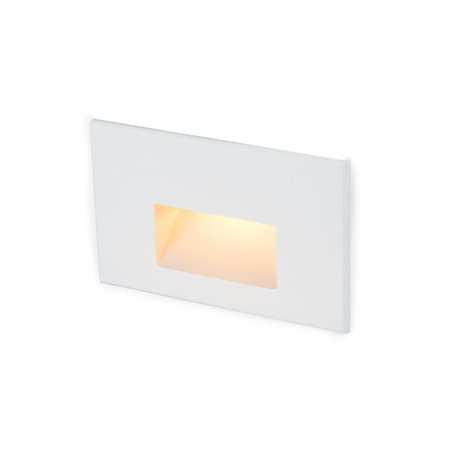 WAC Lighting 1-Light LED 12V LEDme Horizontal Step and Wall Light in White