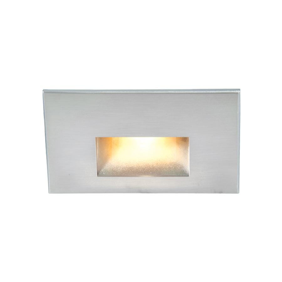 WAC Lighting 1-Light LED 12V LEDme Horizontal Step and Wall Light in Stainless Steel