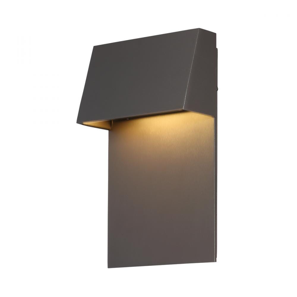 WAC Lighting 120V Zealous 1-Light LED Outdoor Wall Light in Bronze