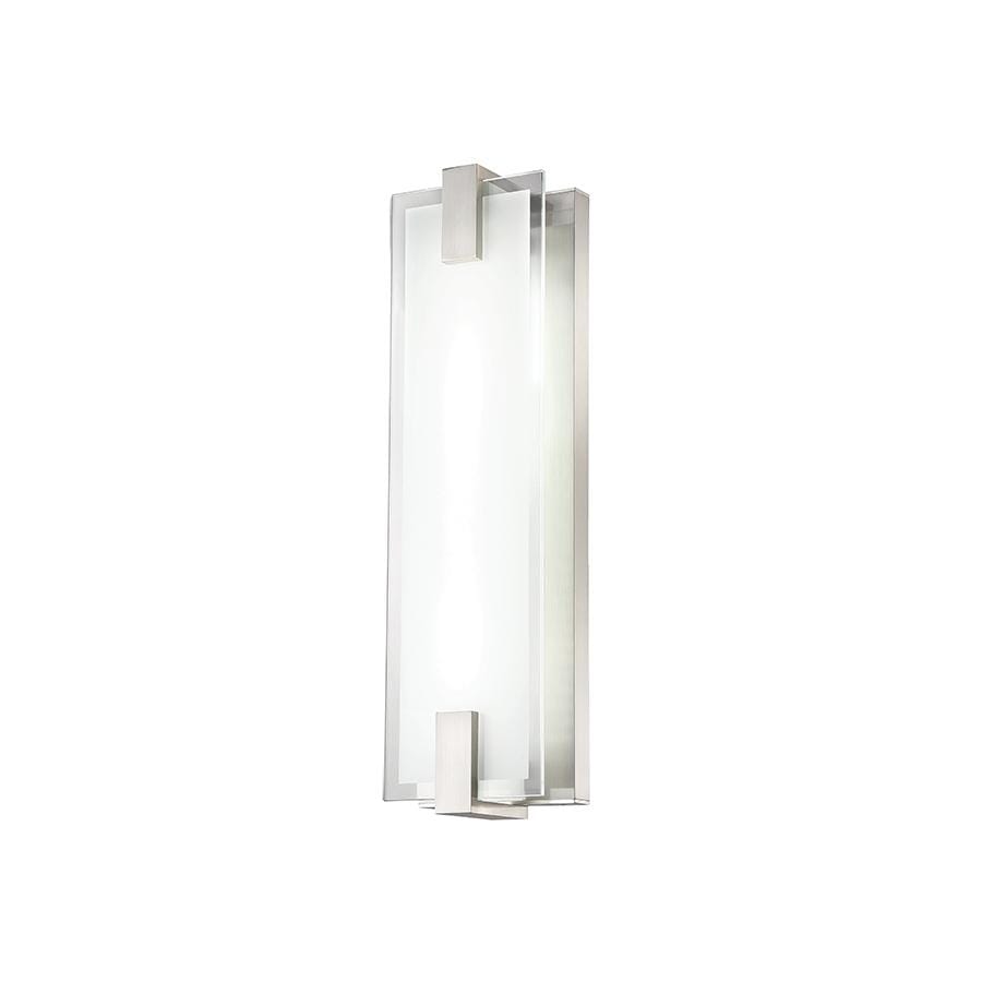 WAC Lighting 120V Meridien  LED Bathroom Vanity & Wall Light in Brushed Nickel