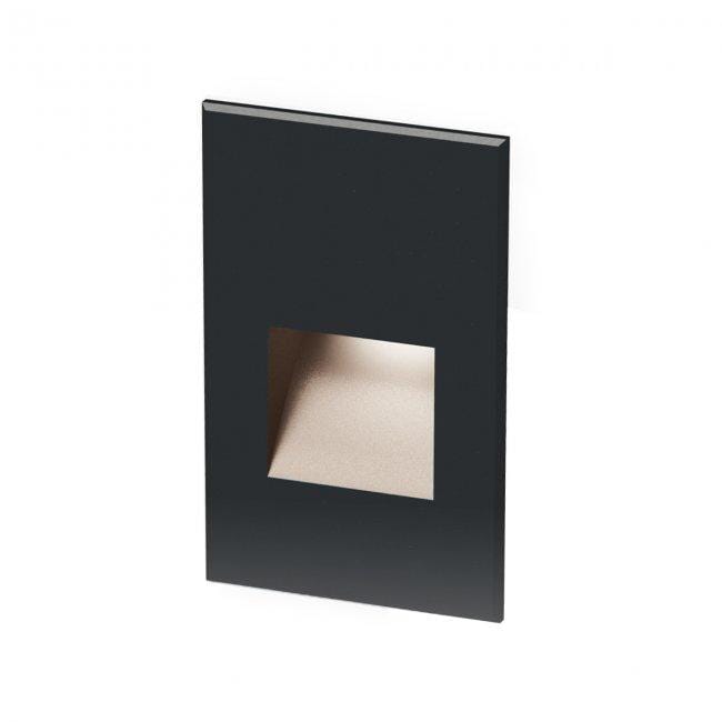 WAC Lighting 1-Light LED 12V LEDme Vertical Step and Wall Light in Bronze