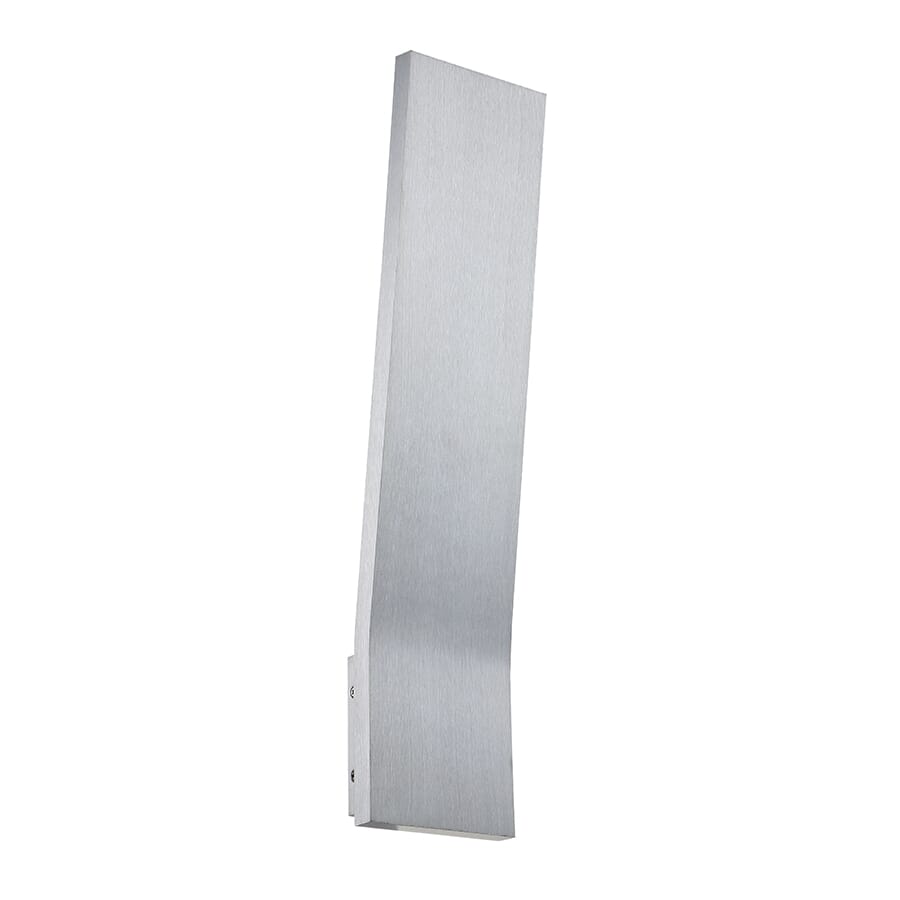 Modern Forms Blade 1-Light Outdoor Wall Light in Brushed Aluminum