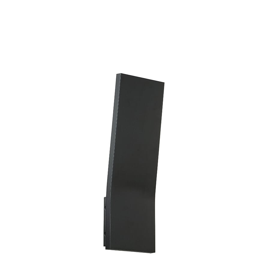 Modern Forms Blade 1-Light Outdoor Wall Light in Black