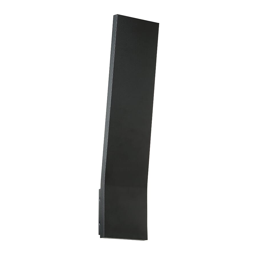 Modern Forms Blade 1-Light Outdoor Wall Light in Black