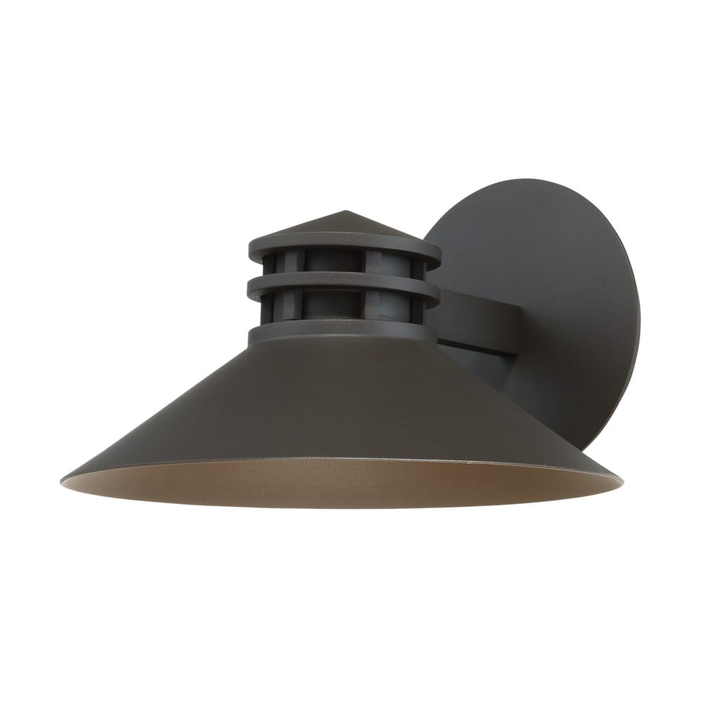 WAC Lighting 120V Sodor 1-Light LED Outdoor Wall Light in Bronze