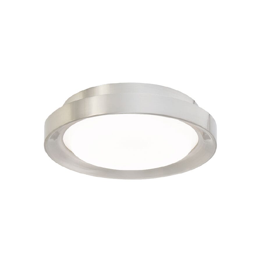 Modern Forms Luma 1-Light Flush Mount in Brushed Nickel