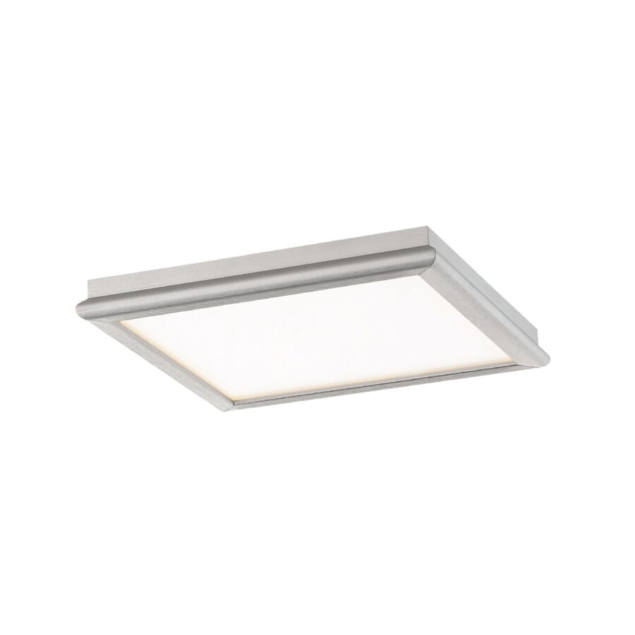 Modern Forms Neo 1-Light Flush Mount in Brushed Aluminum