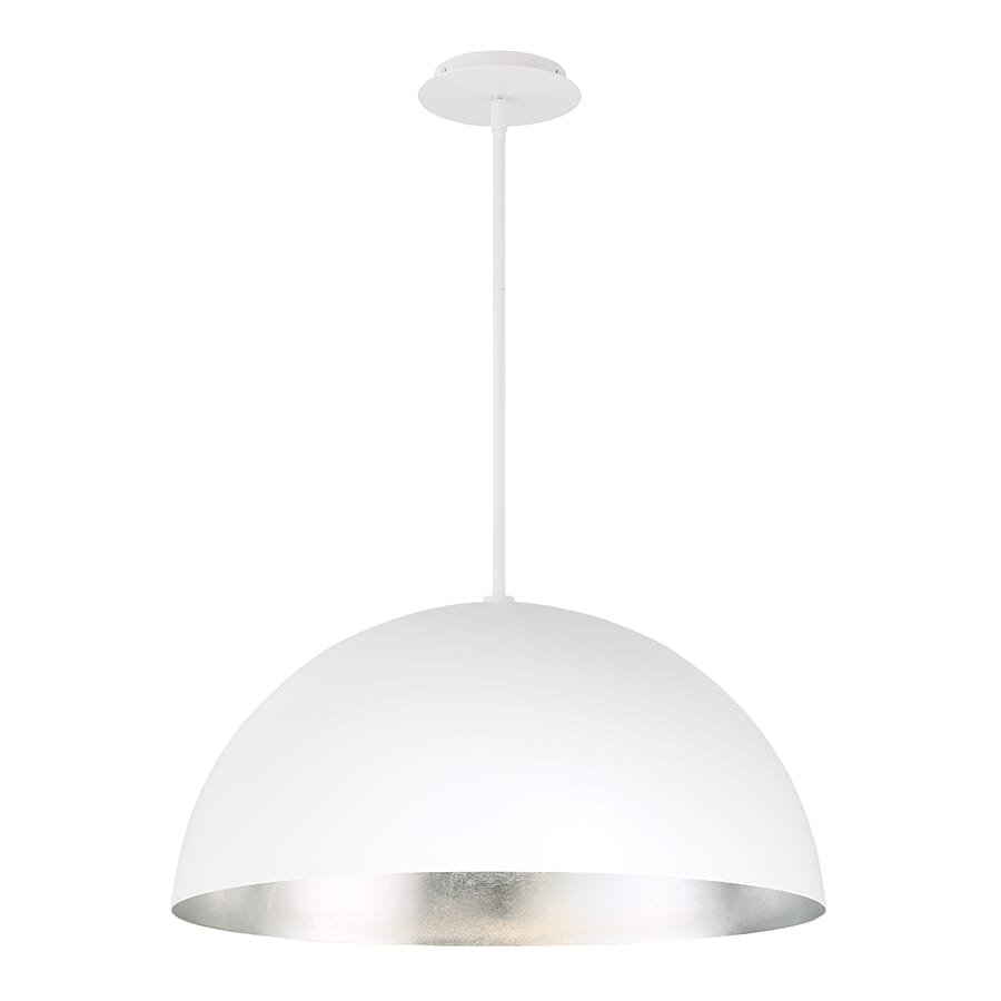 Modern Forms Yolo 1-Light Pendant in Silver Leaf