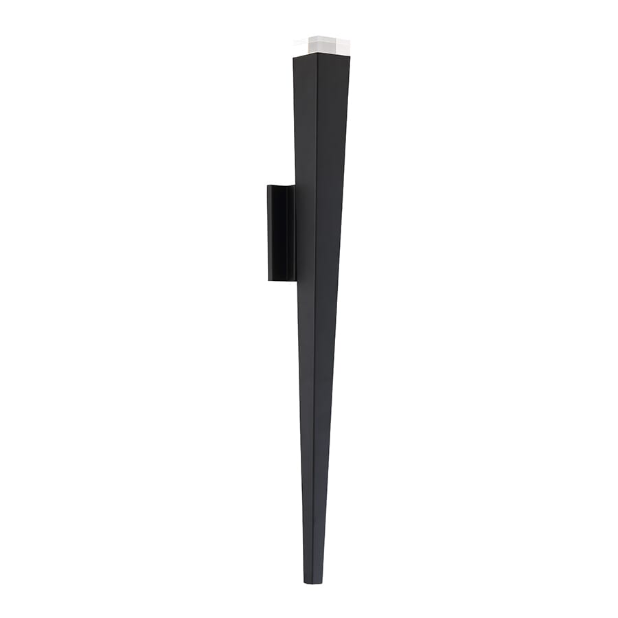 Modern Forms Staff 1-Light Outdoor Wall Light in Black