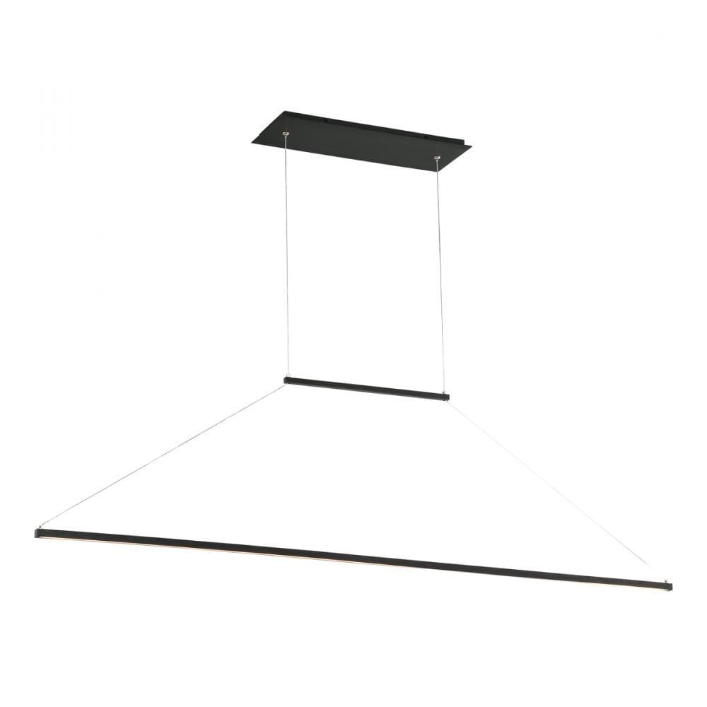 WAC E=MC2 LED Linear Pendant Light in Black