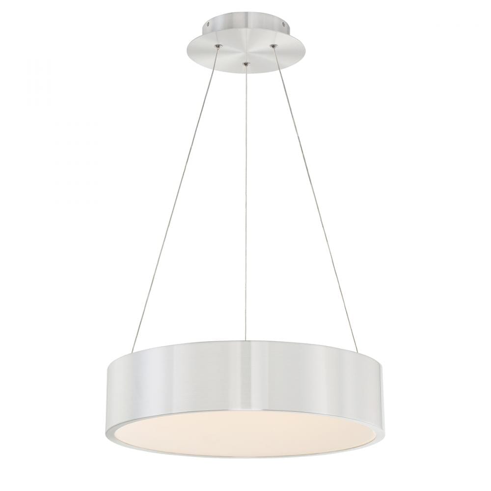 WAC Lighting Corso 1-Light LED Pendant in Brushed Aluminum